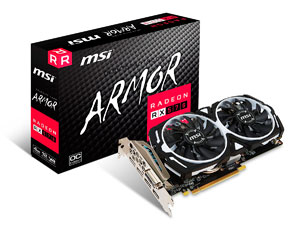 MSI RX 570 Armor 4G OC Gaming