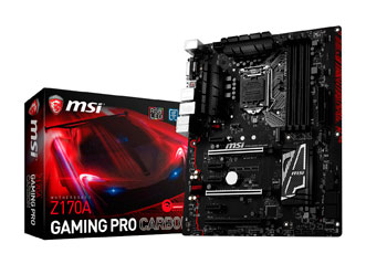 MSI Z170A Gaming Pro Carbon Motherboard LGA 1151