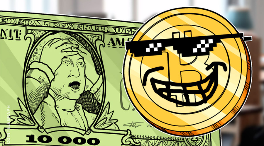El precio del Bitcoin se recupera y supera los 10000 dólares0 dólares
