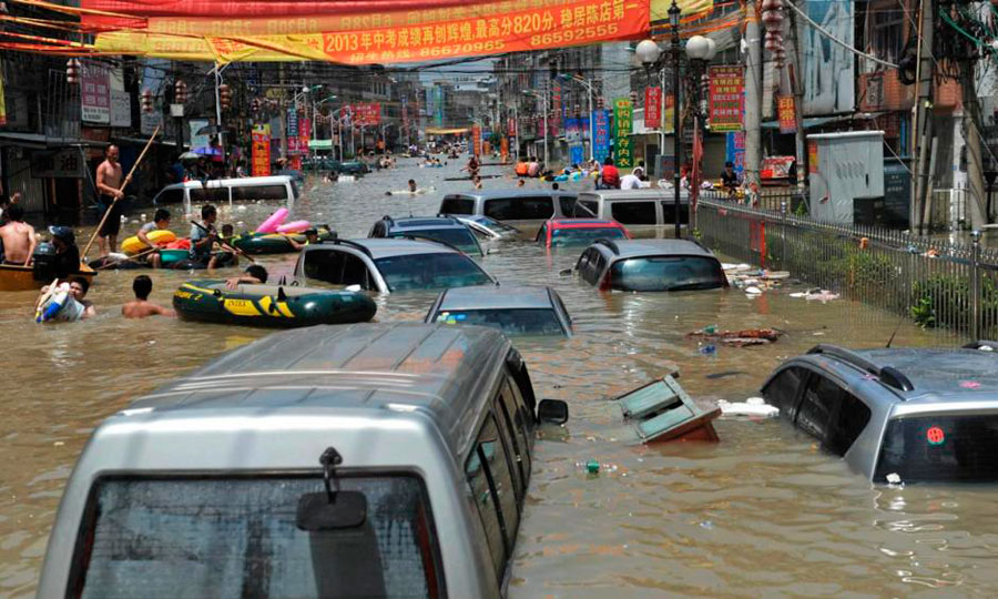 Inundaciones en China golpean a instalaciones de minería Bitcoin