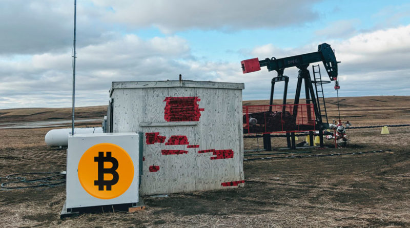 Mineria Bitcoin en campos de gas