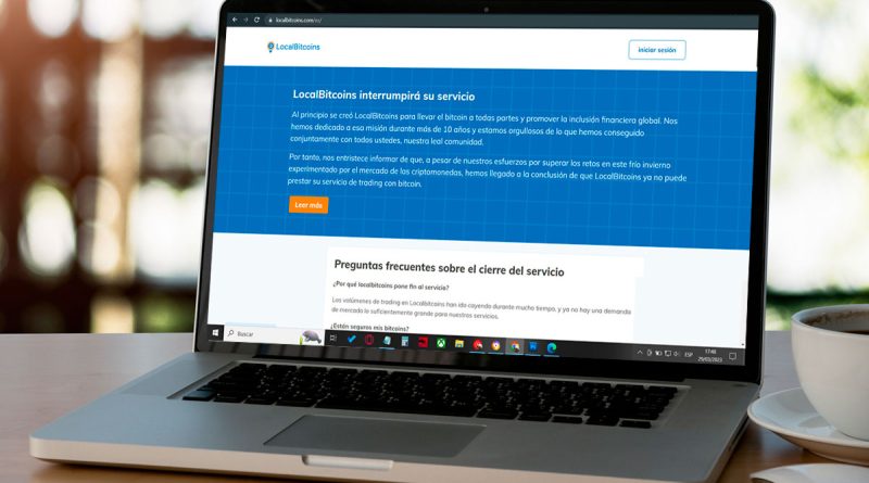 LocalBitcoins cerró sus operaciones luego de 10 años de servicio