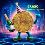 Imparable: Bitcoin de nuevo al alza tocando los 67650 US