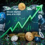 Bitcoin se recupera y toca los 66414 USD